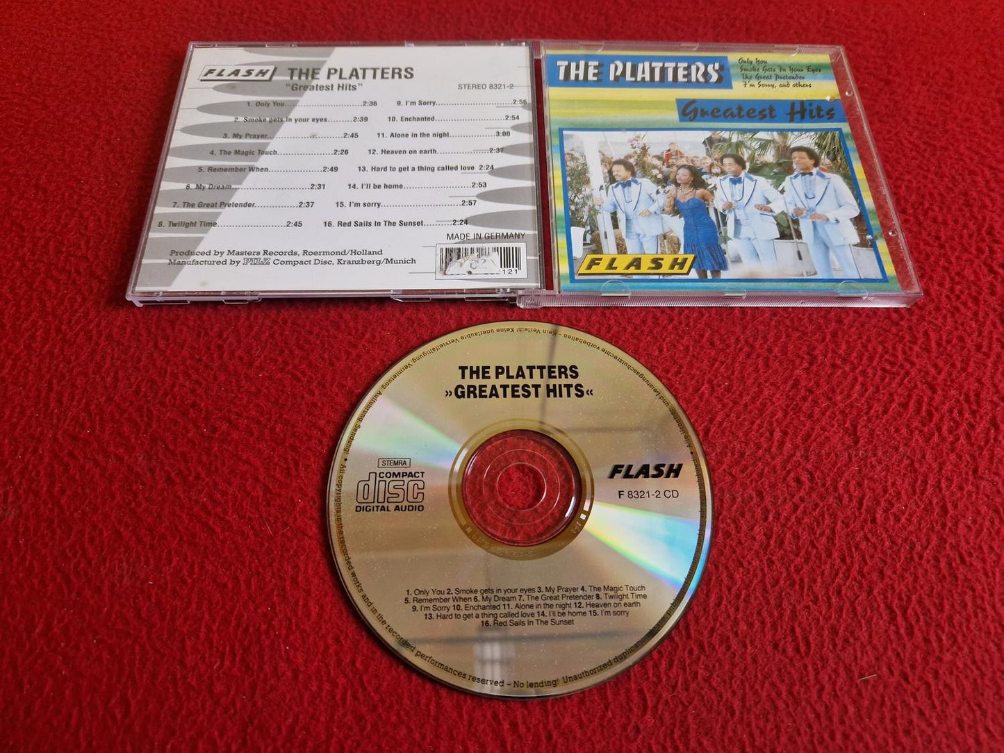 THE PLATTERS GREATEST HITS FLASH CD