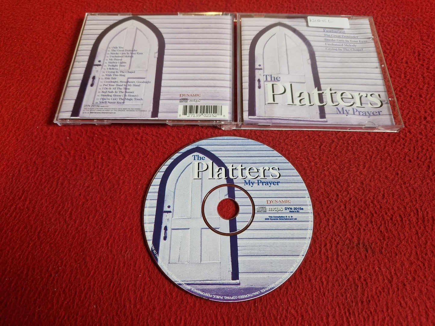 THE PLATTERS MY PRAYER CD