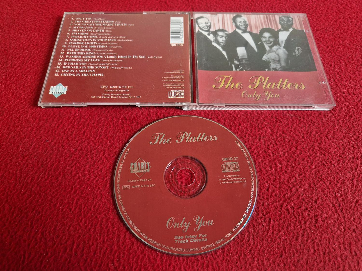 THE PLATTERS ONLY YOU CD