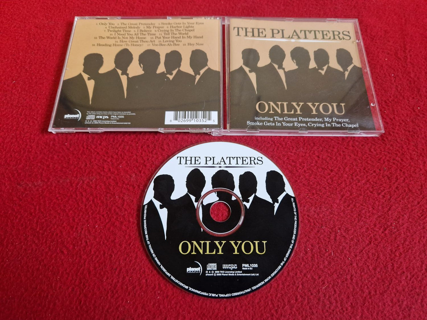 THE PLATTERS ONLY YOU CD