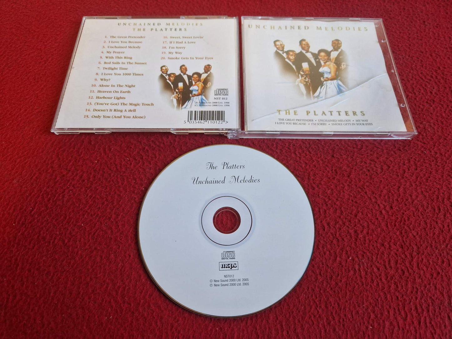THE PLATTERS UNCHAINED MELODIES CD
