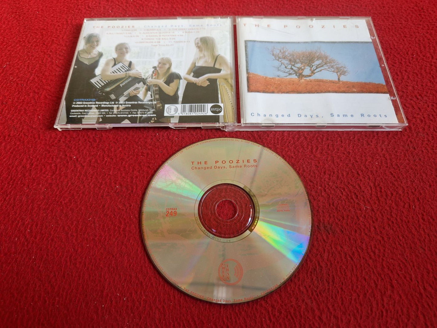 THE POOZIES CHANGED DAYS SAME ROOTS CD