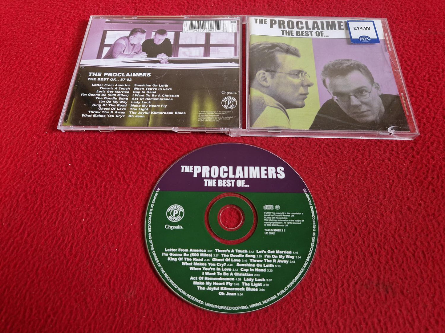 THE PROCLAIMERS THE BEST OF CD