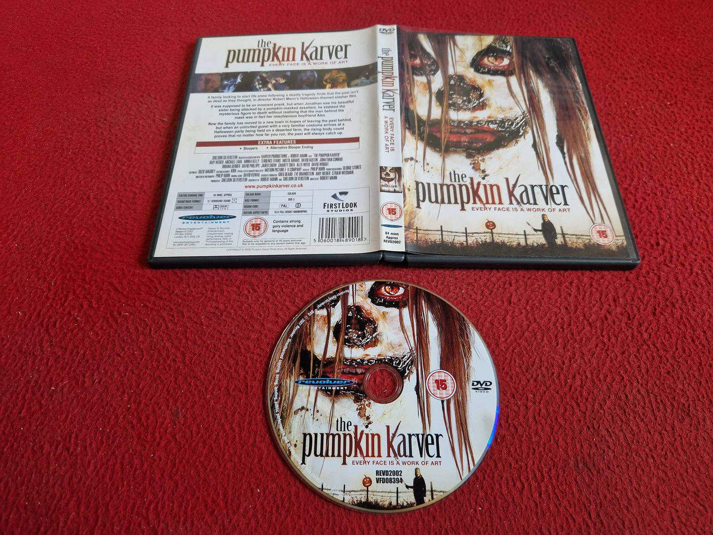 THE PUMPKIN KARVER DVD