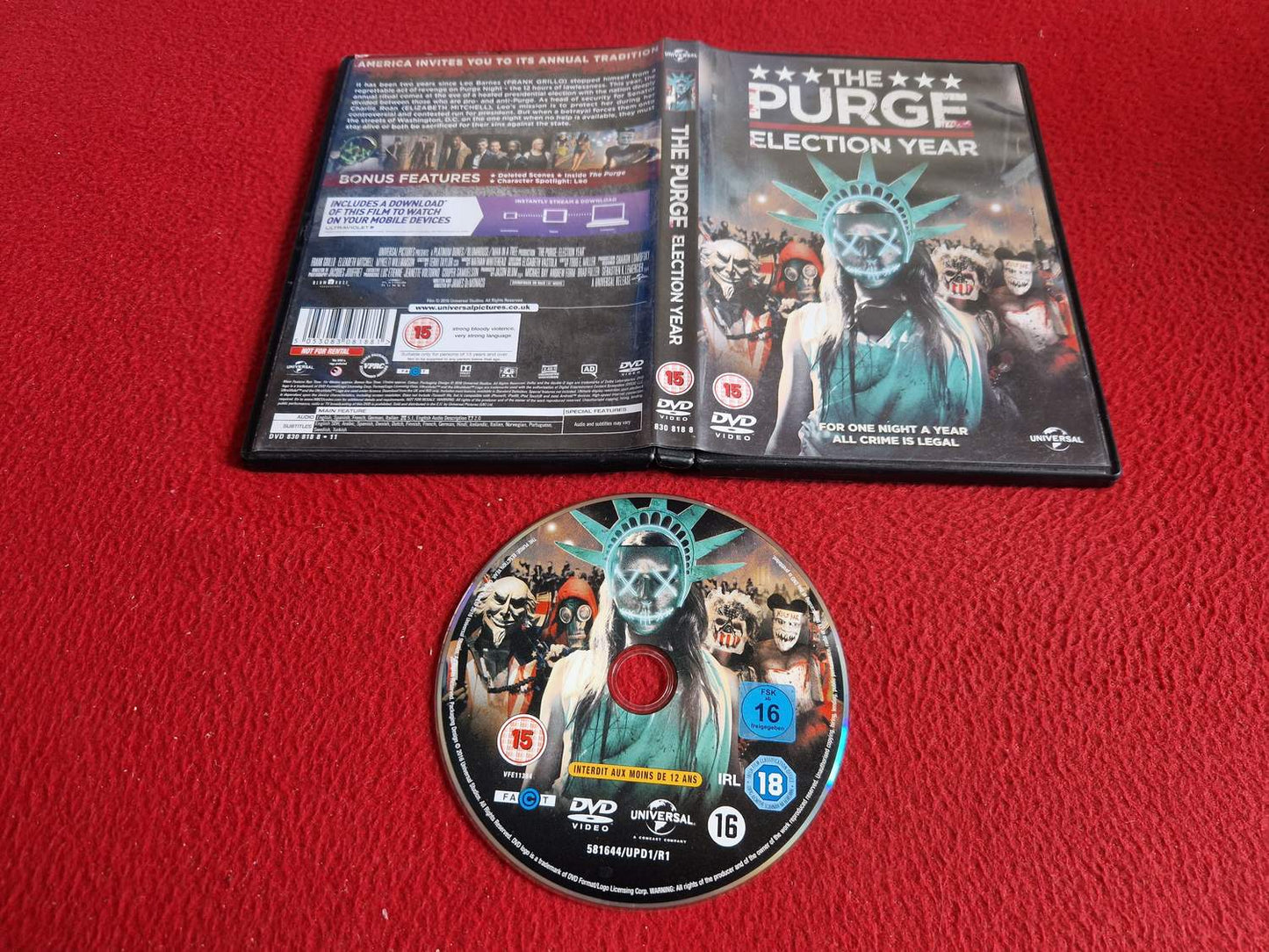 THE PURGE ELECTION YEAR DVD