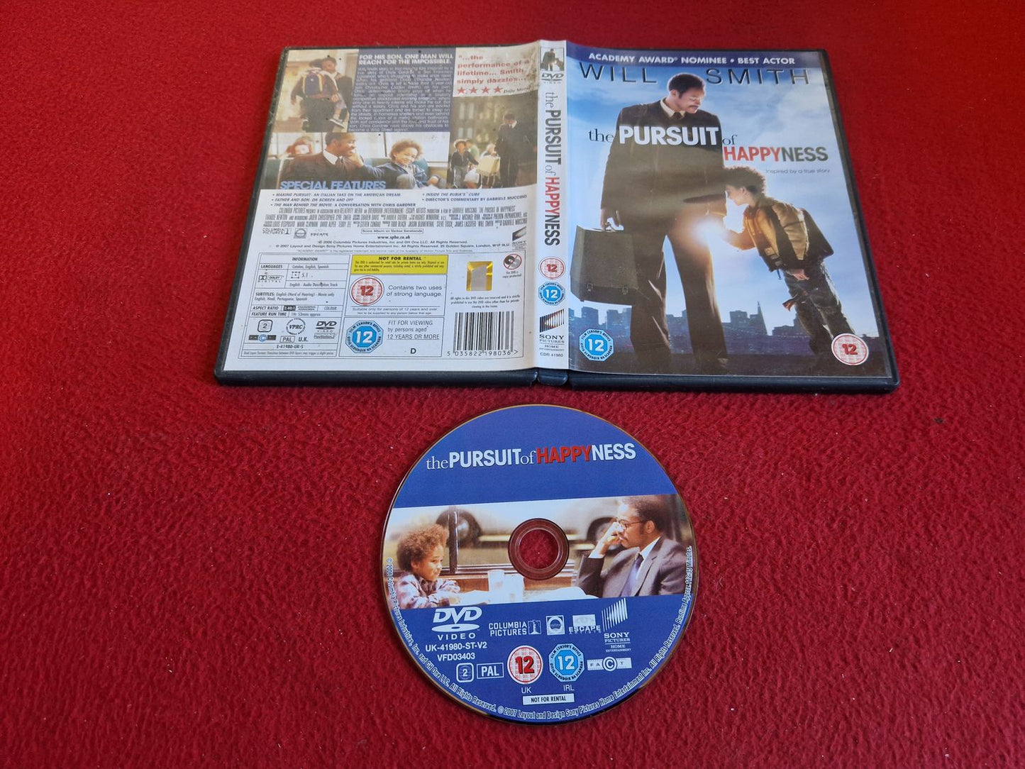 THE PURSUIT OF HAPPYNESS DVD