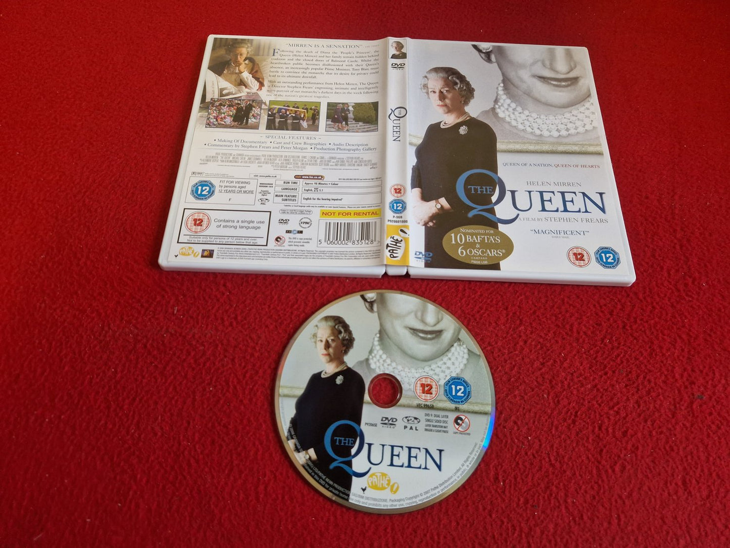 THE QUEEN DVD