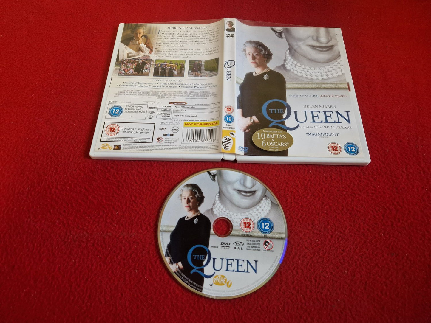THE QUEEN DVD