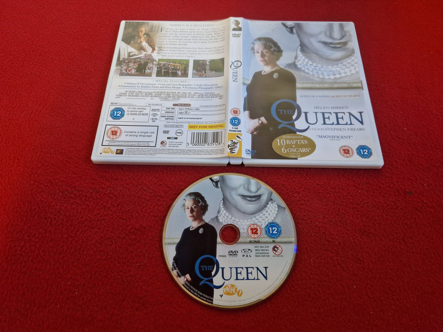 THE QUEEN DVD