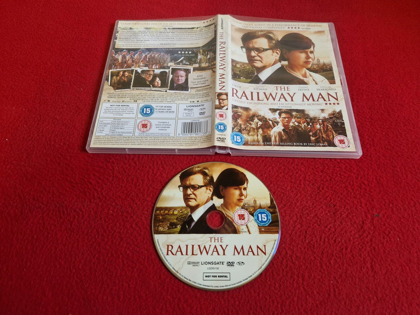 THE RAILWAY MAN DVD