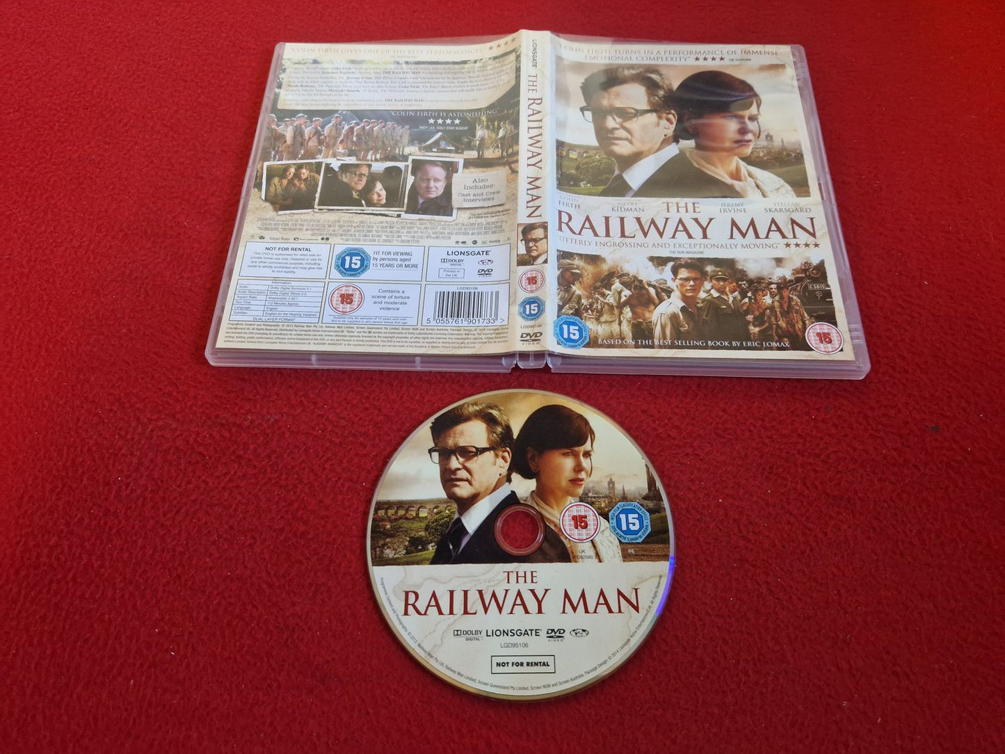THE RAILWAY MAN DVD