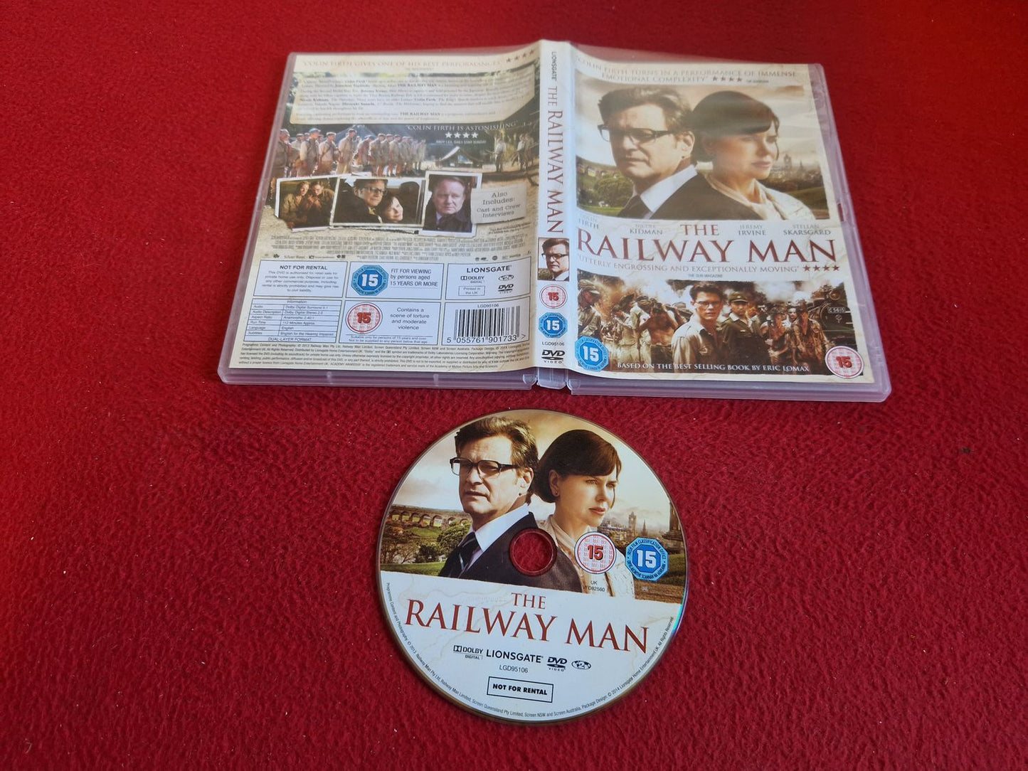 THE RAILWAY MAN DVD