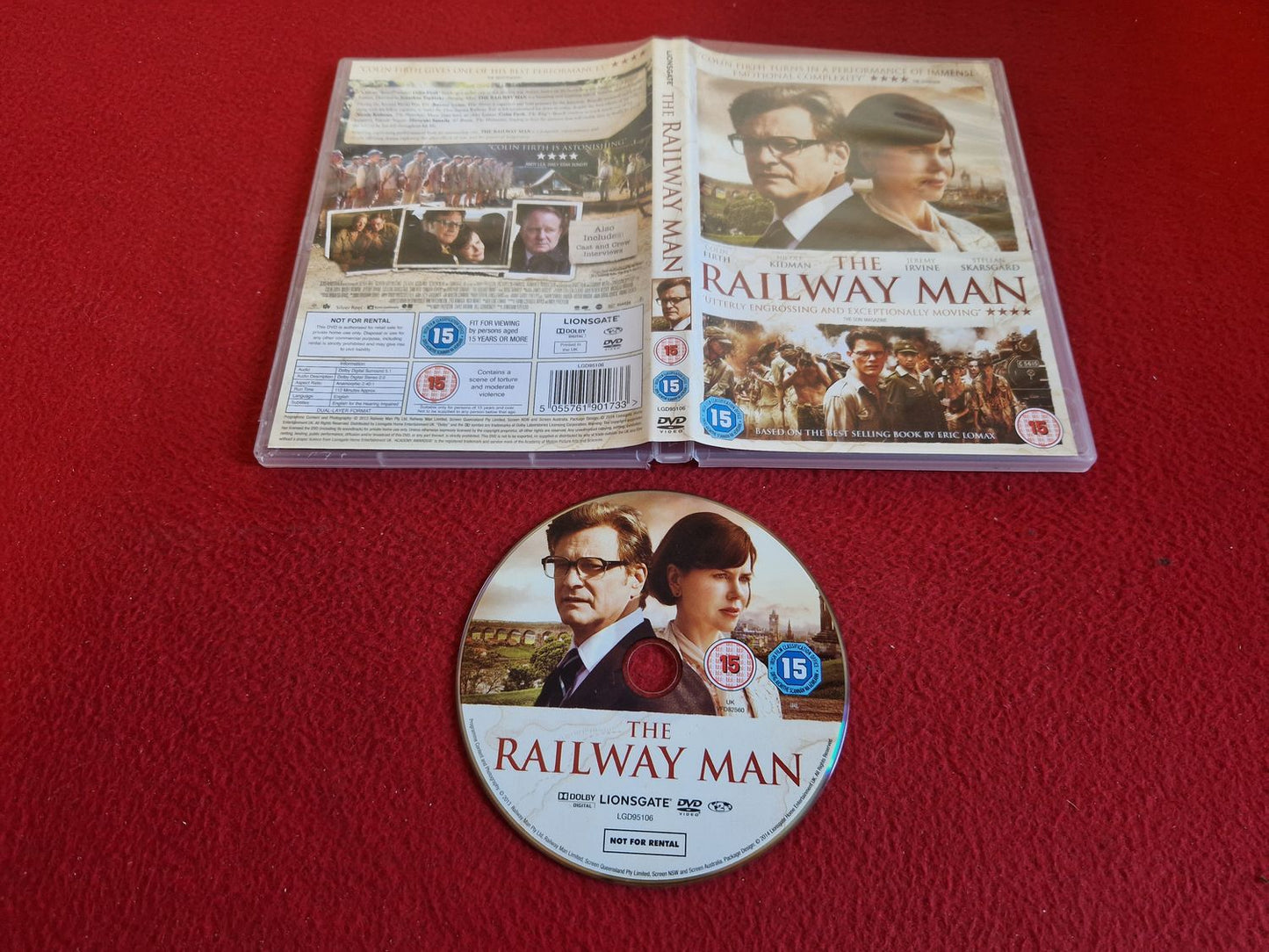 THE RAILWAY MAN DVD