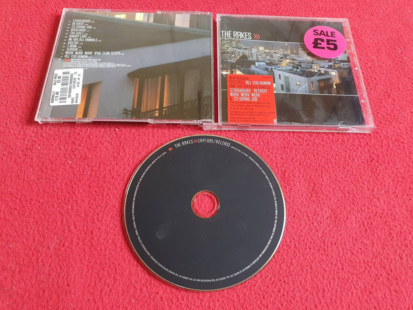 THE RAKES CAPTURE / RELEASE till CD