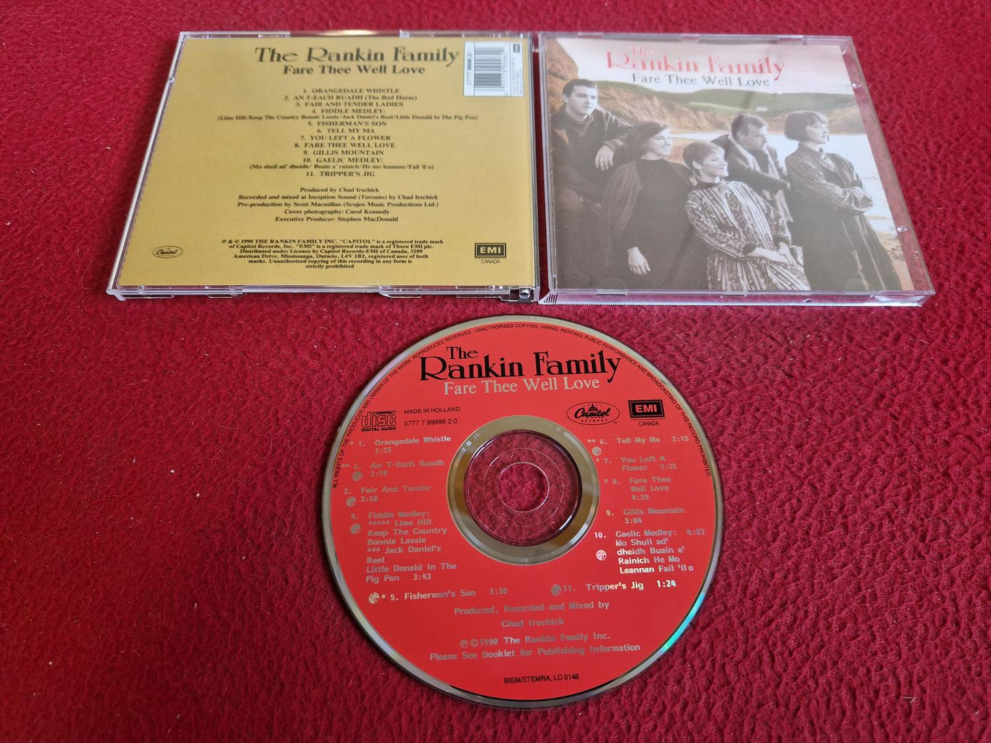 THE RANKIN FAMILY FARE THEE WELL LOVE CD