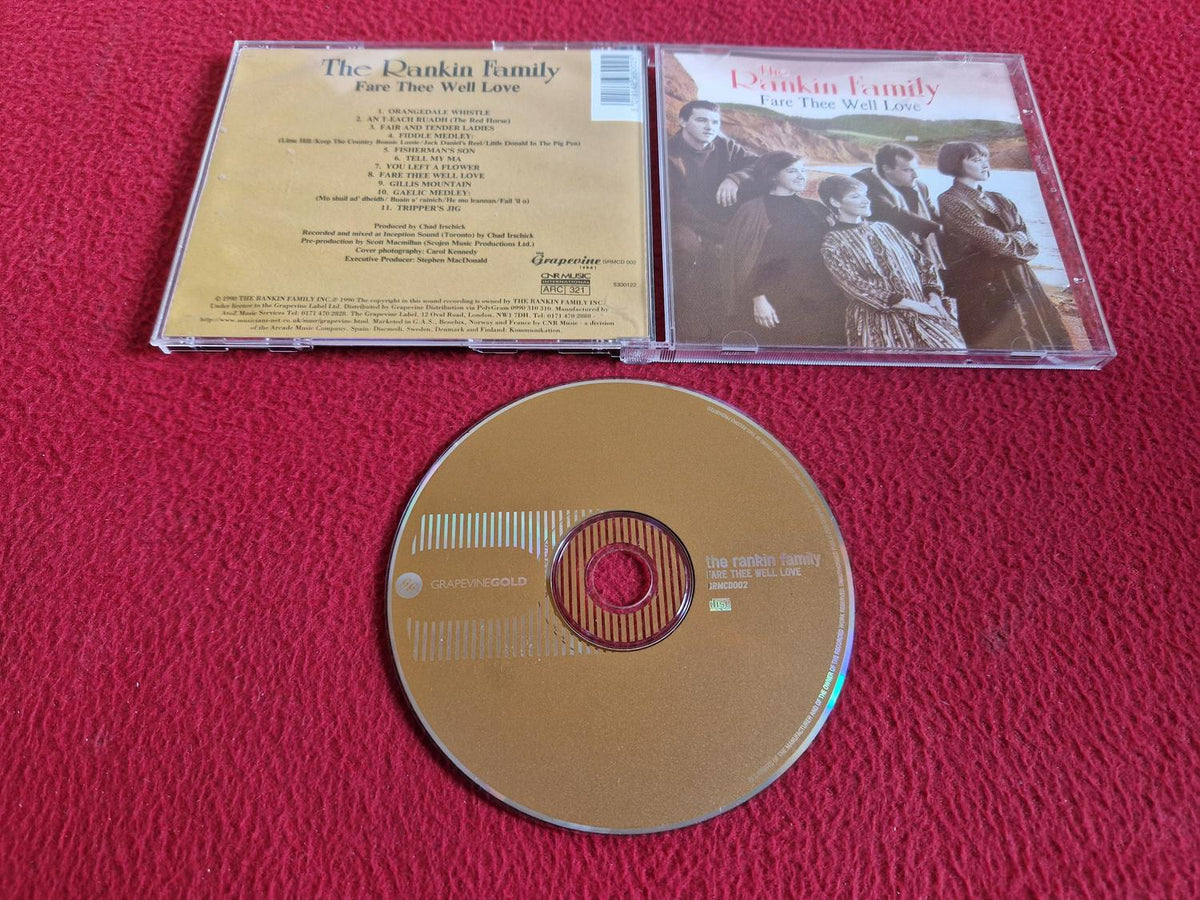 THE RANKIN FAMILY FARE THEE WELL LOVE CD