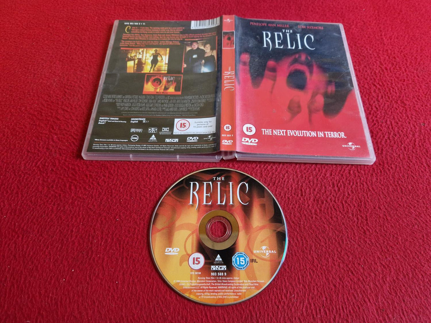 THE RELIC DVD