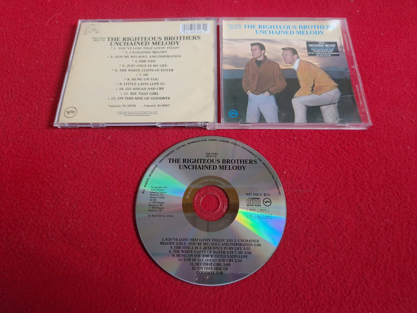 THE RIGHTEOUS BROTHERS UNCHAINED MELODY CD