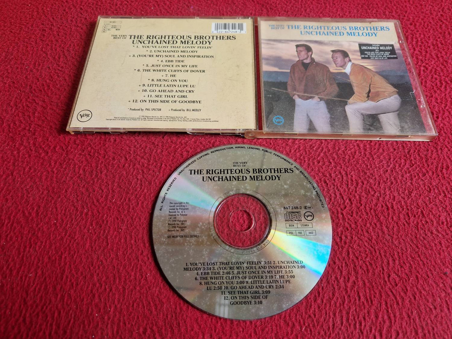 THE RIGHTEOUS BROTHERS UNCHAINED MELODY CD