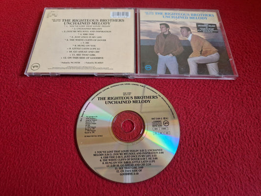 THE RIGHTEOUS BROTHERS VERY BEST OF THE RIGHTEOUS BROTHERS UNCHAINED MELODY CD
