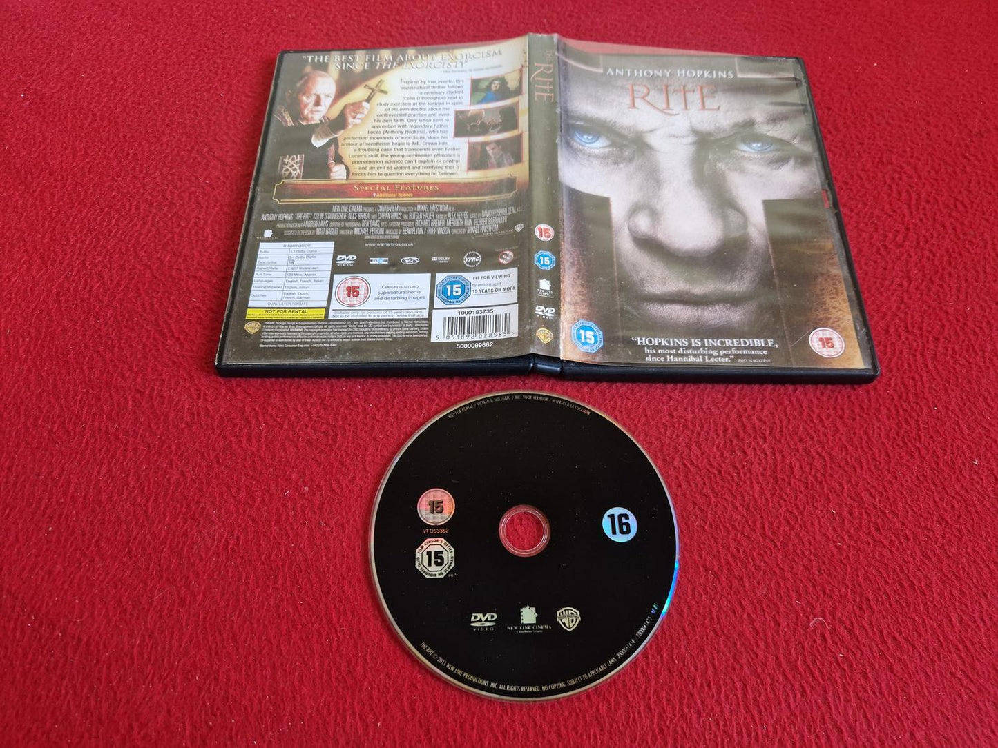 THE RITE DVD