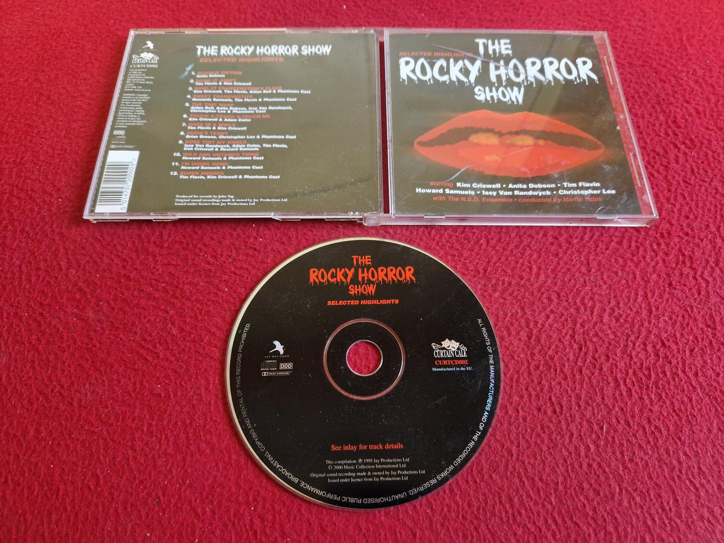 THE ROCKY HORROR SHOW SELECTED HIGHLIGHTS CD