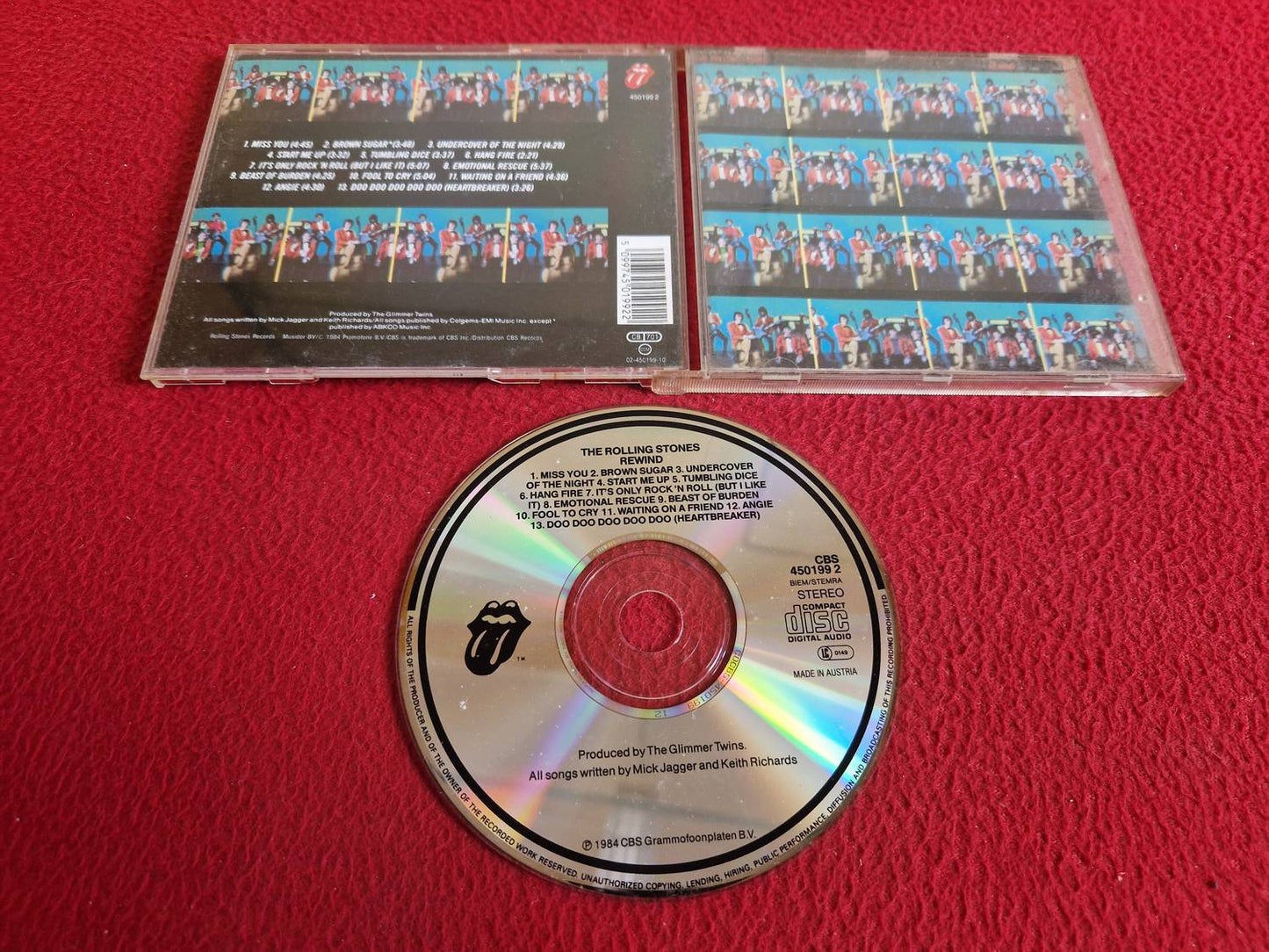 THE ROLLING STONES REWIND CD
