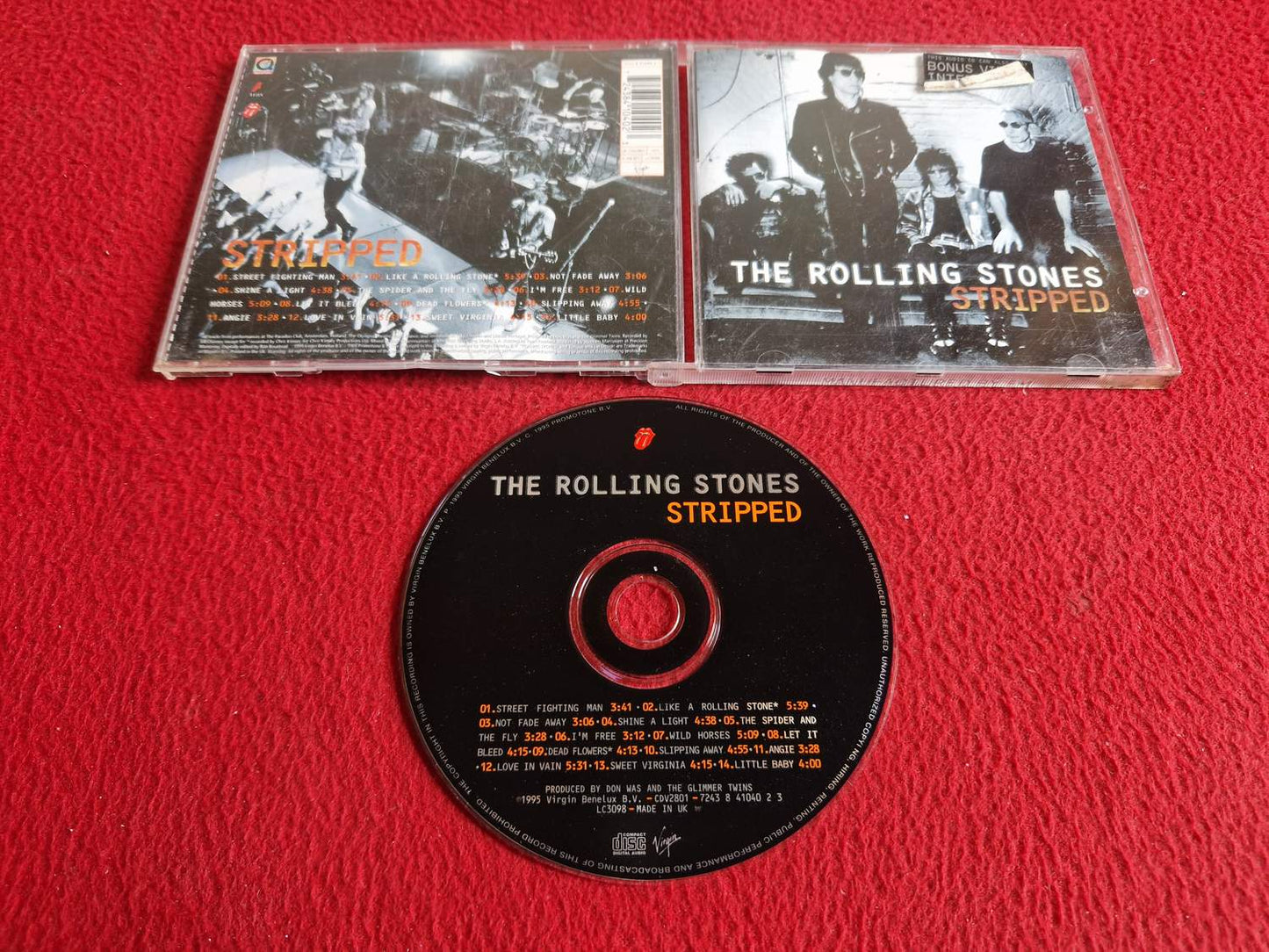 THE ROLLING STONES STRIPPED CD