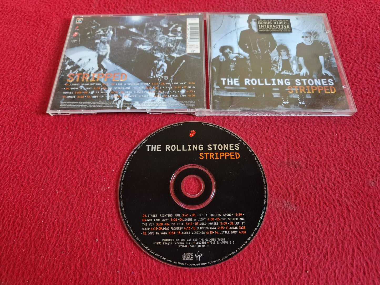 THE ROLLING STONES STRIPPED CD