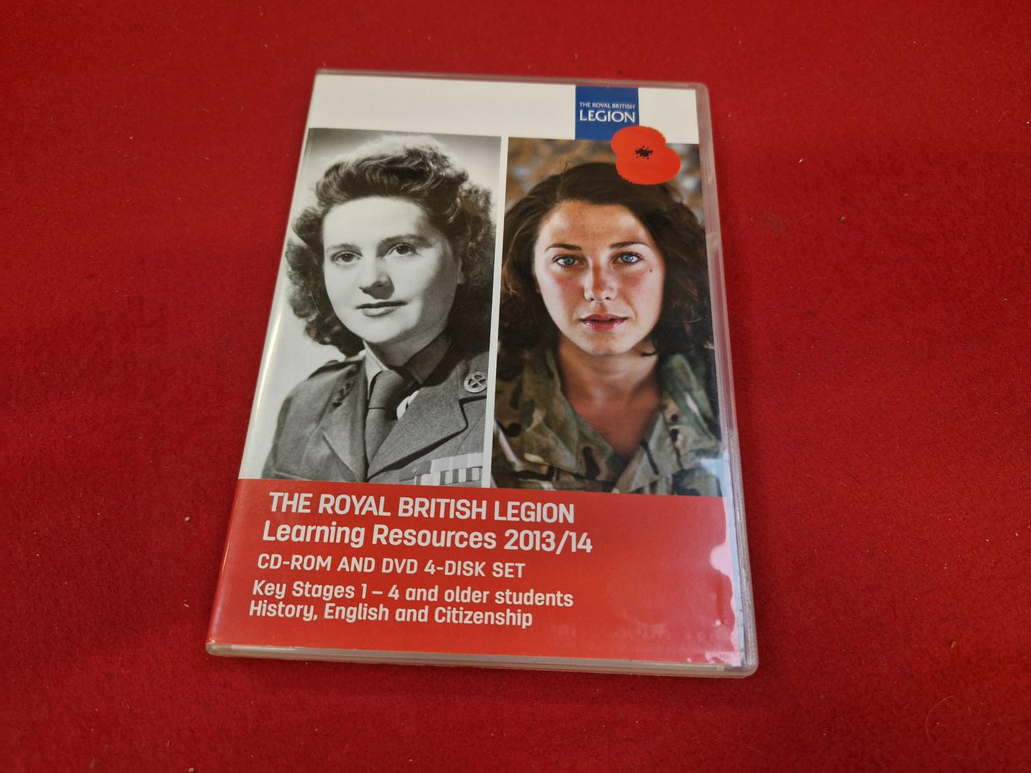 THE ROYAL BRITISH LEGION LEARNING RESOURCES 2013 / 14 BOX till DVD