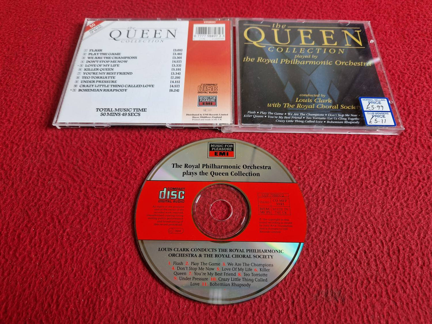 THE ROYAL PHILHARMONIC ORCHESTRA PLAYS THE QUEEN COLLECTION CD