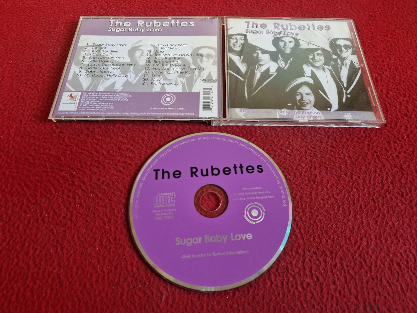 THE RUBETTES SUGAR BABY LOVE CD