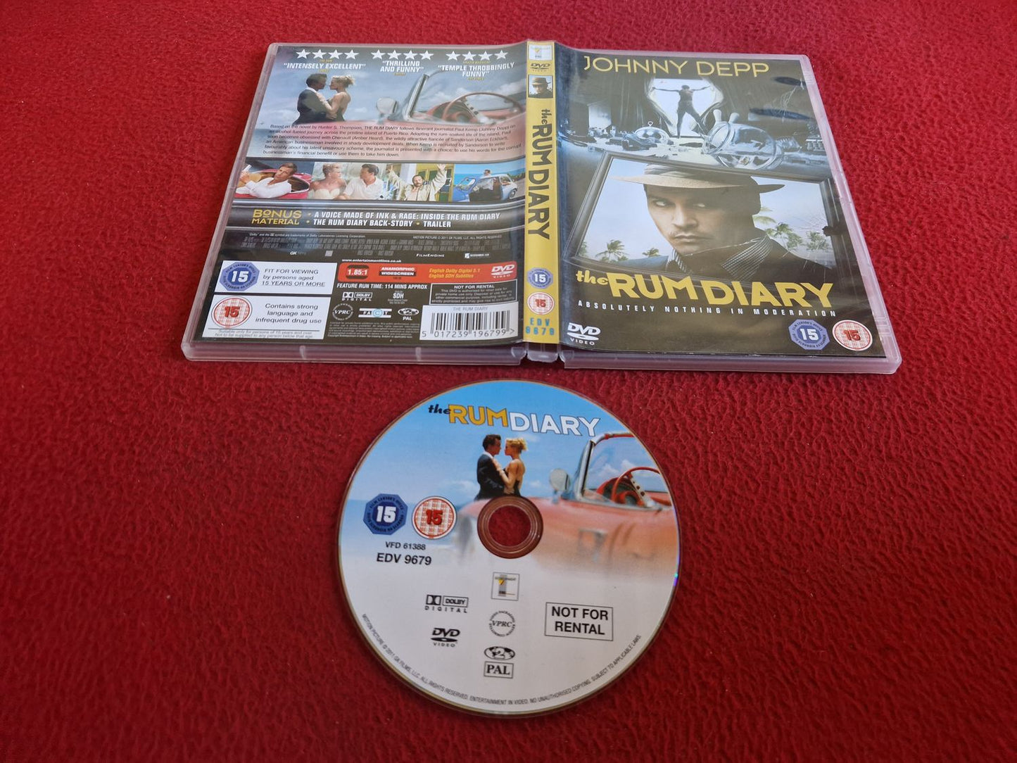 THE RUM DIARY DVD