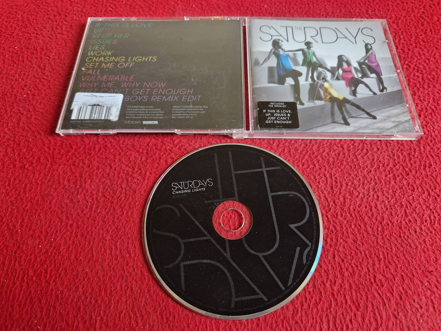 THE SATURDAYS CHASING LIGHTS CD