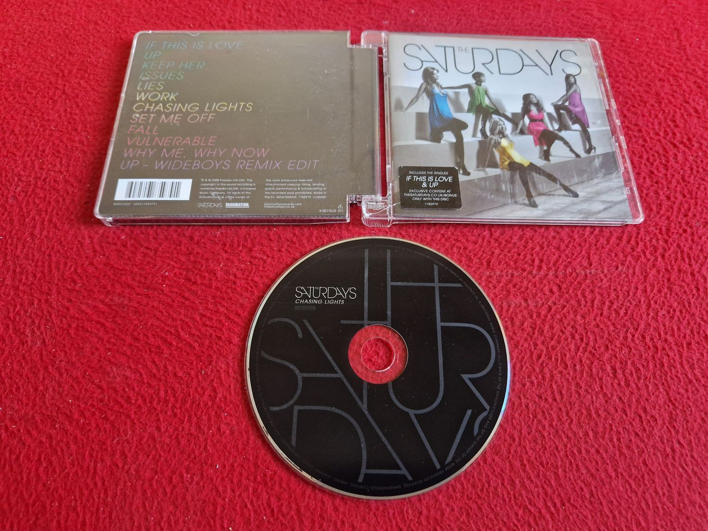 THE SATURDAYS CHASING LIGHTS CD