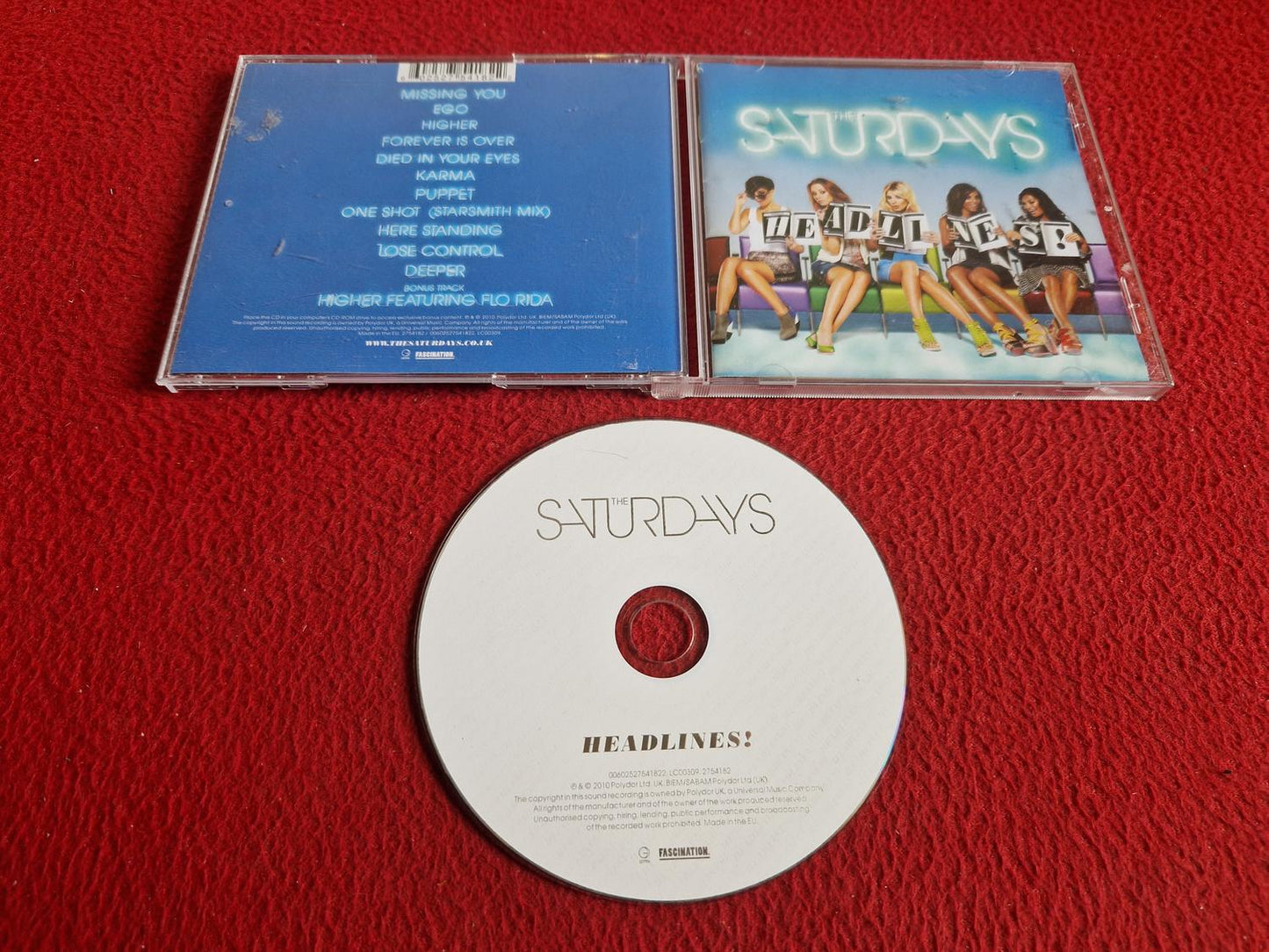 THE SATURDAYS HEADLINES! CD