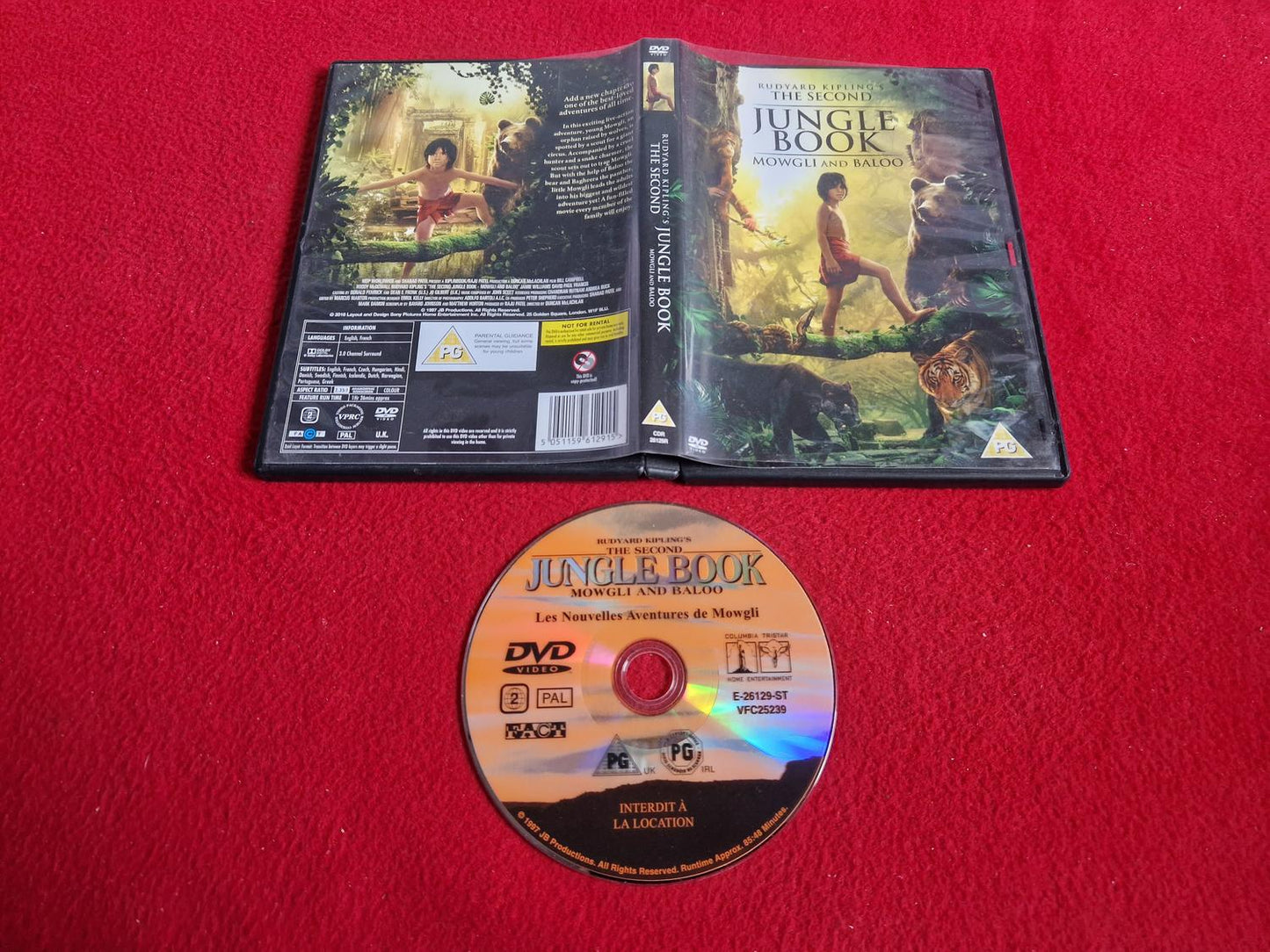 THE SECOND JUNGLE BOOK MOWGLI AND BALOO till DVD