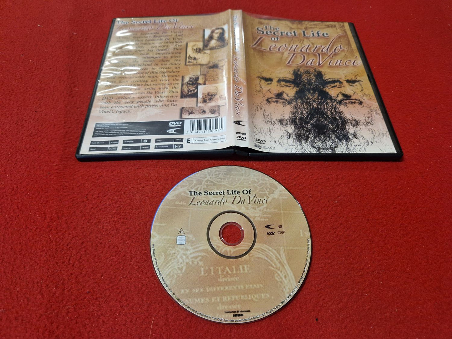 THE SECRET OF LEONARDO DA VINCI till DVD