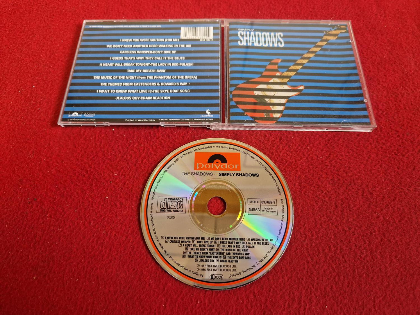 THE SHADOWS SIMPLY SHADOWS CD