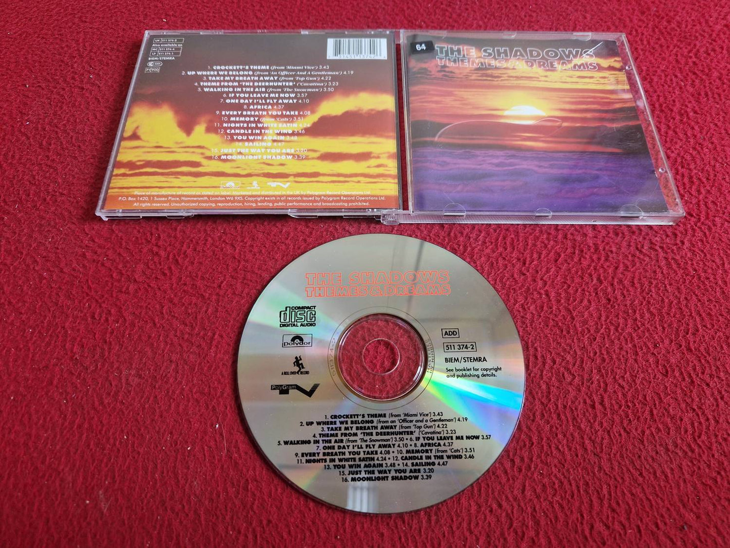 THE SHADOWS THEMES & DREAMS CD