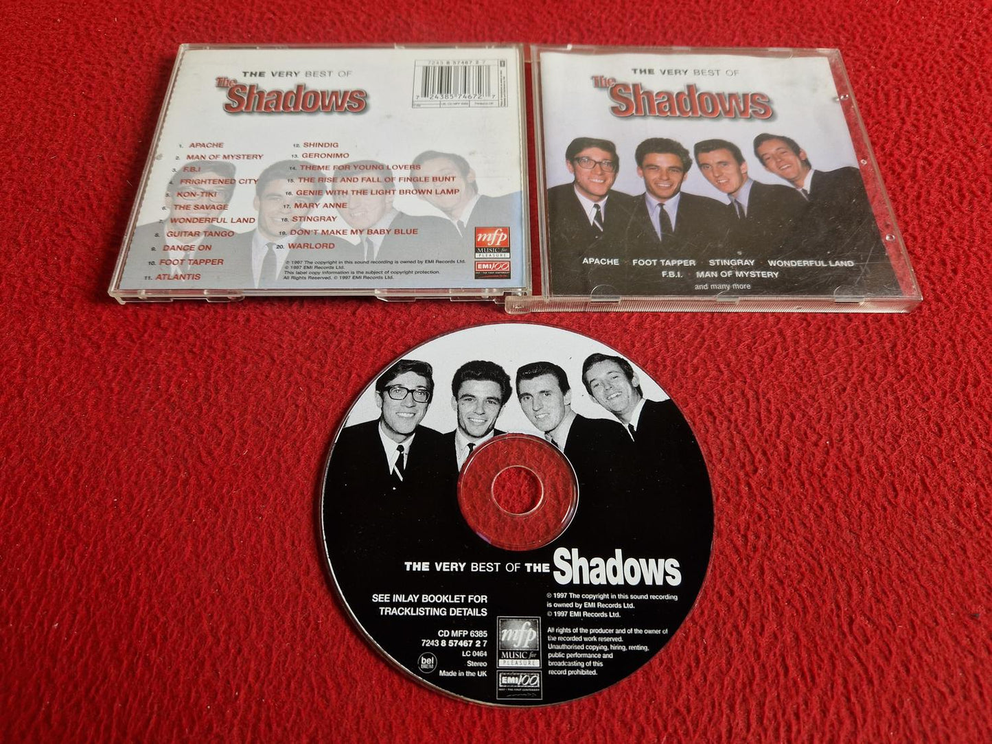 THE SHADOWS THE VERY BEST OF CD