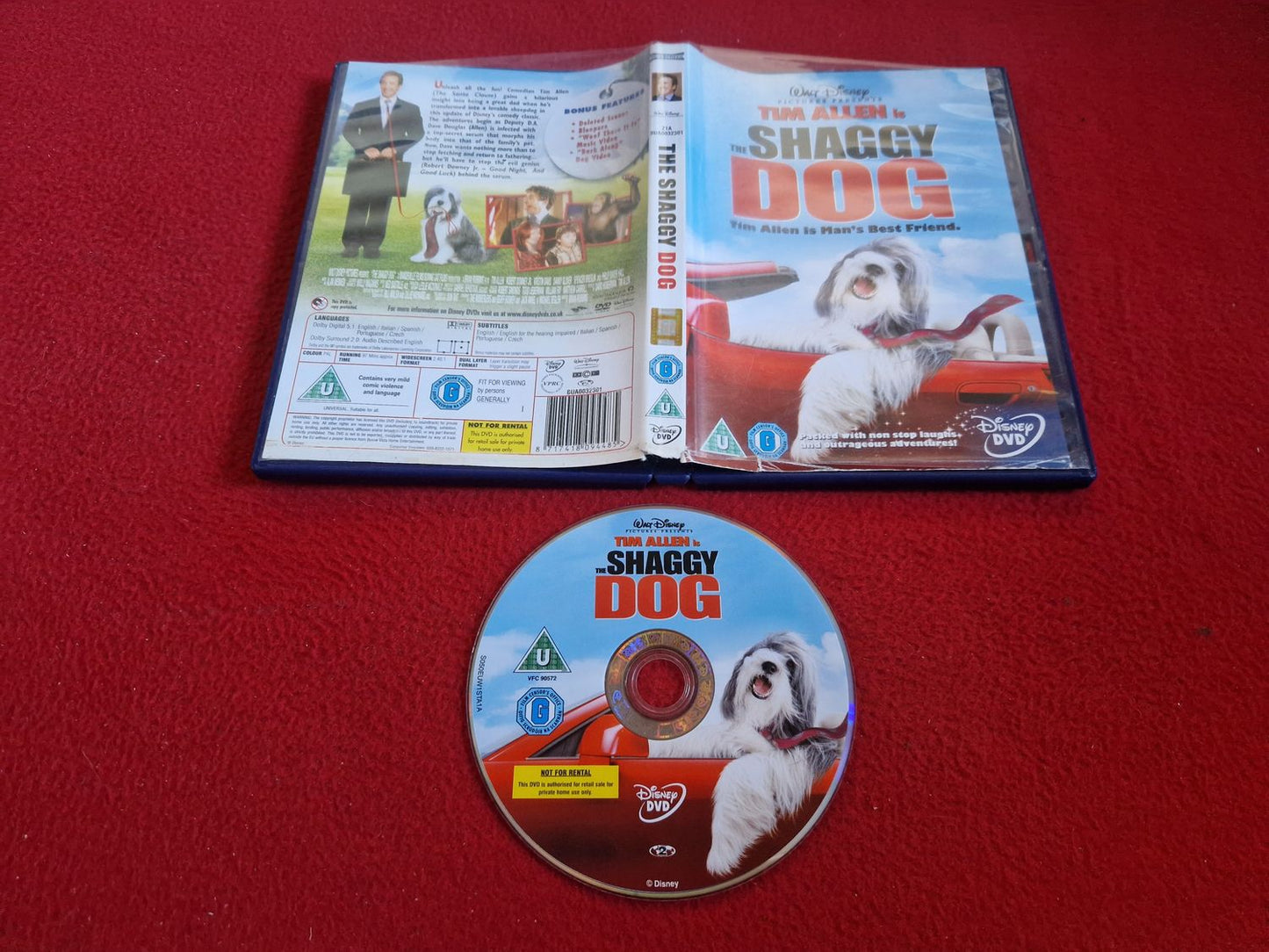 THE SHAGGY DOG DVD
