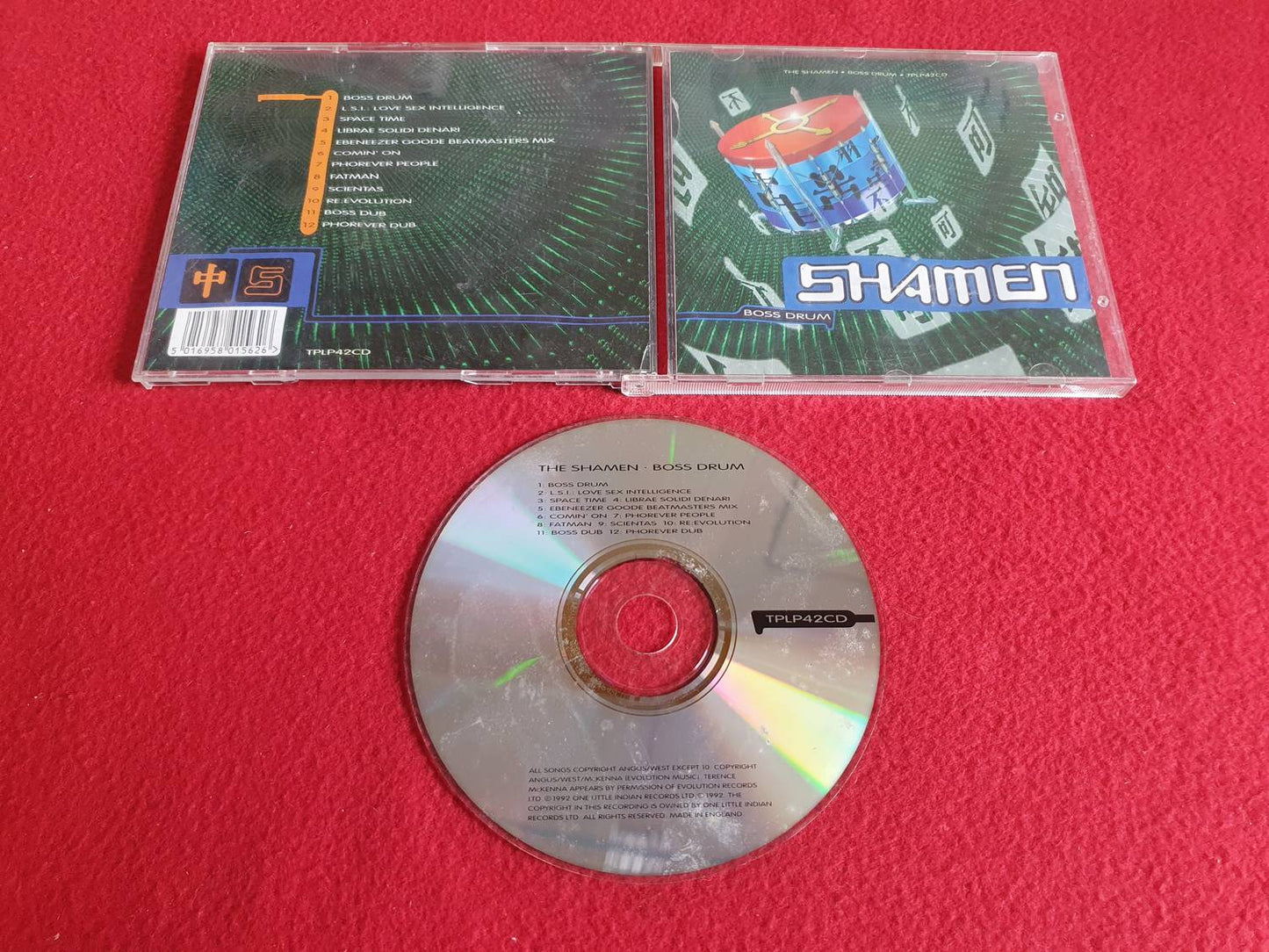 THE SHAMEN BOSS DRUM till CD