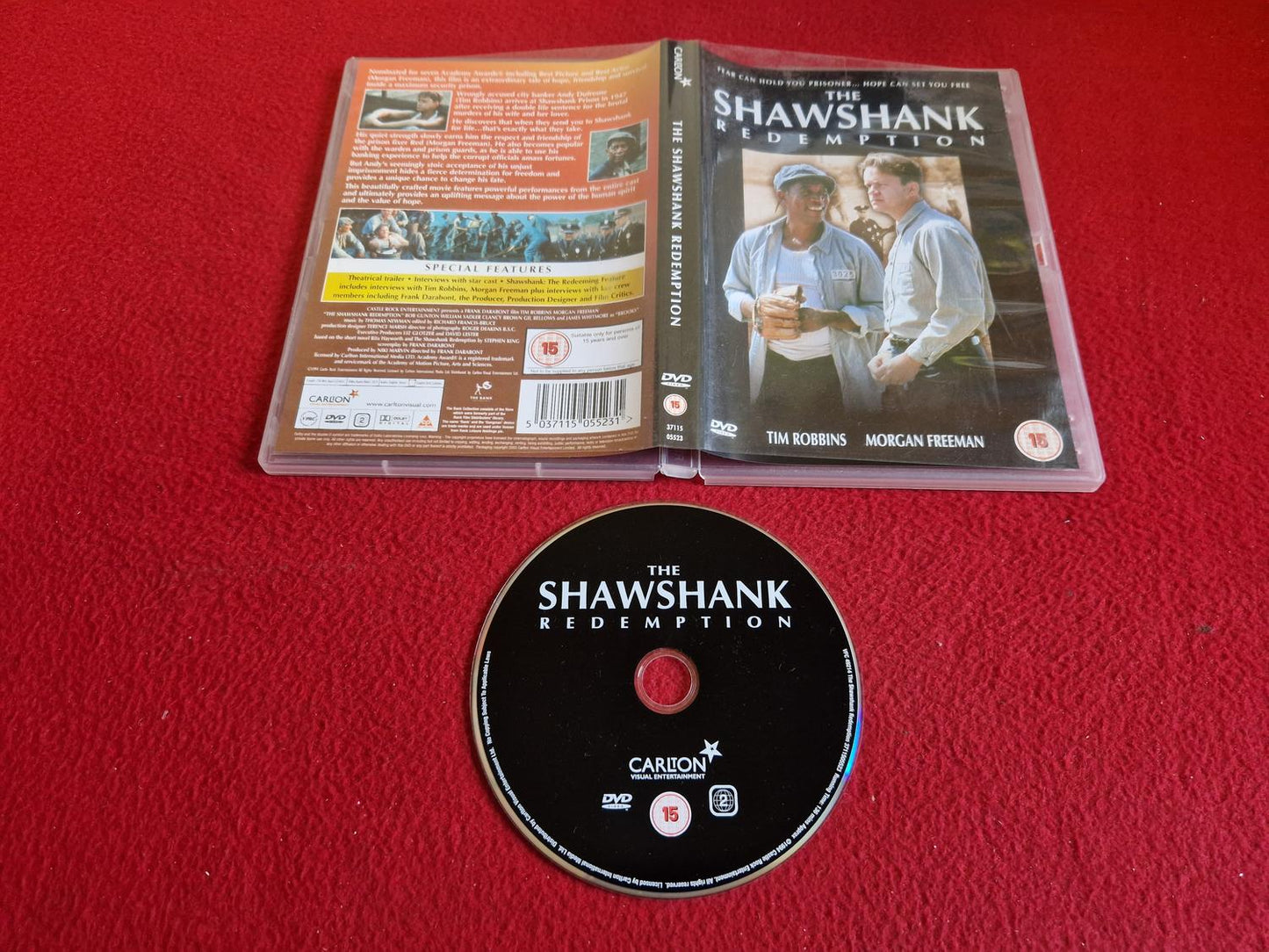 THE SHAWSHANK REDEMPTION DVD