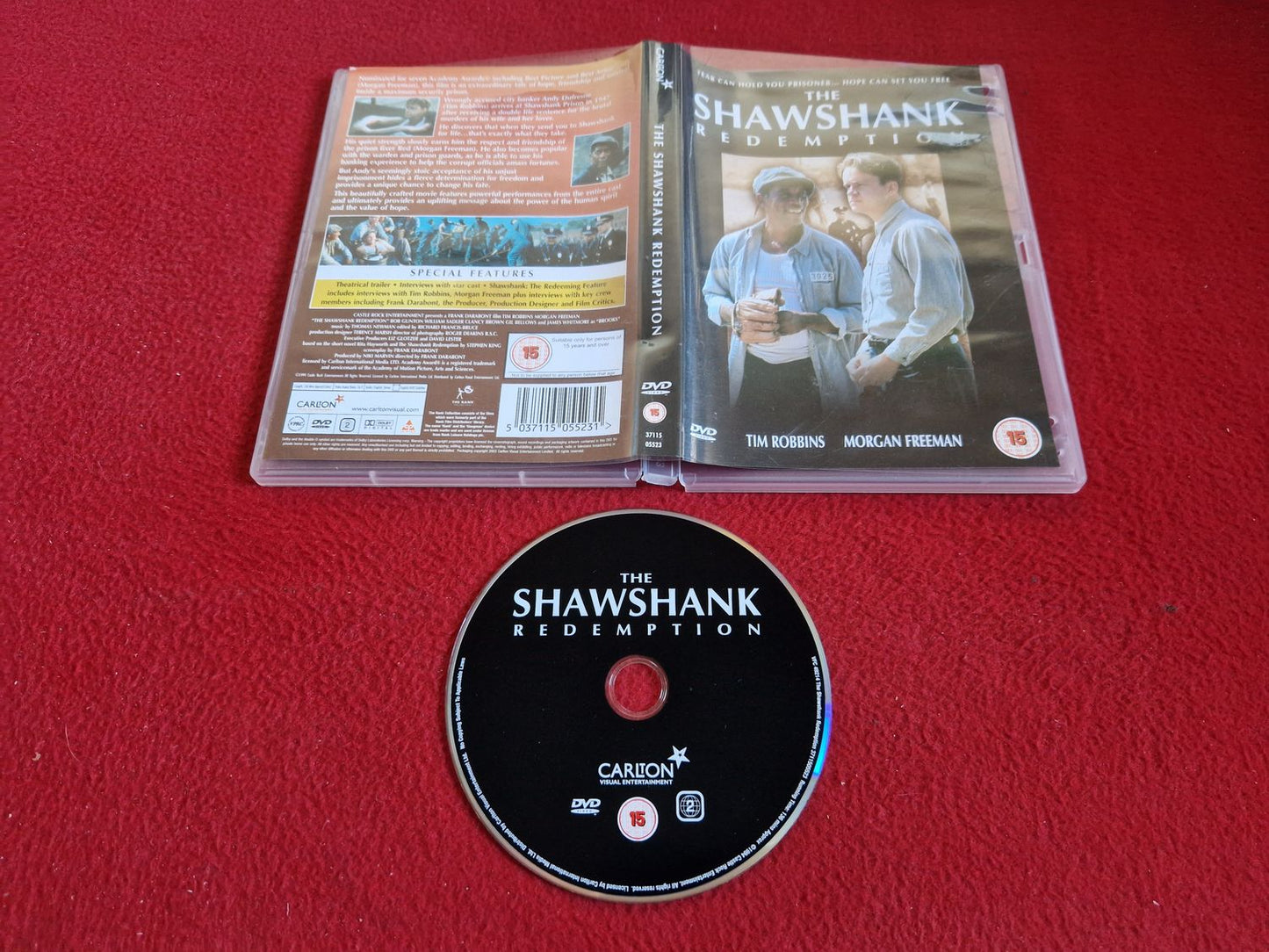 THE SHAWSHANK REDEMPTION DVD
