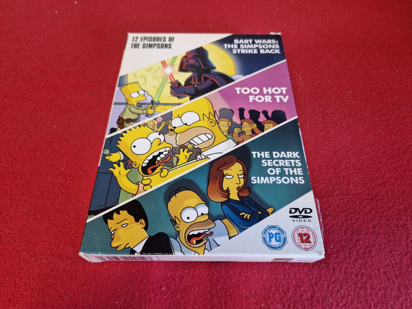 THE SIMPSONS BART WARS / TOO HOT FOR TV / THE DARK SECRETS OF BOX till DVD
