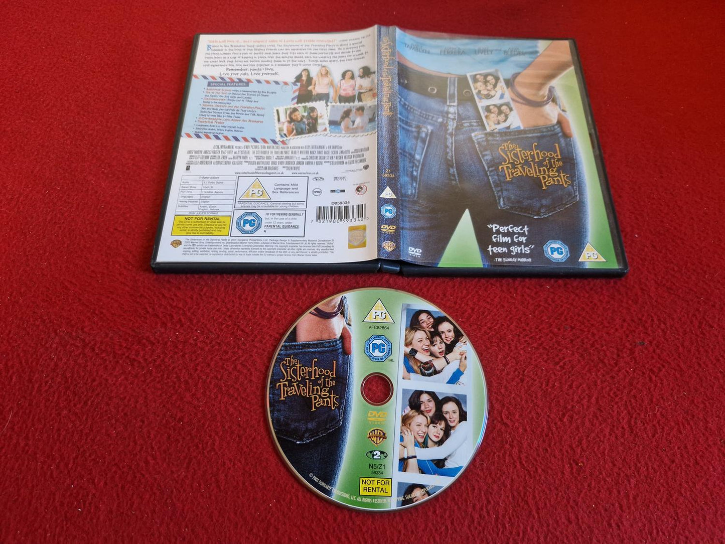 THE SISTERHOOD OF THE TRAVELING PANTS DVD