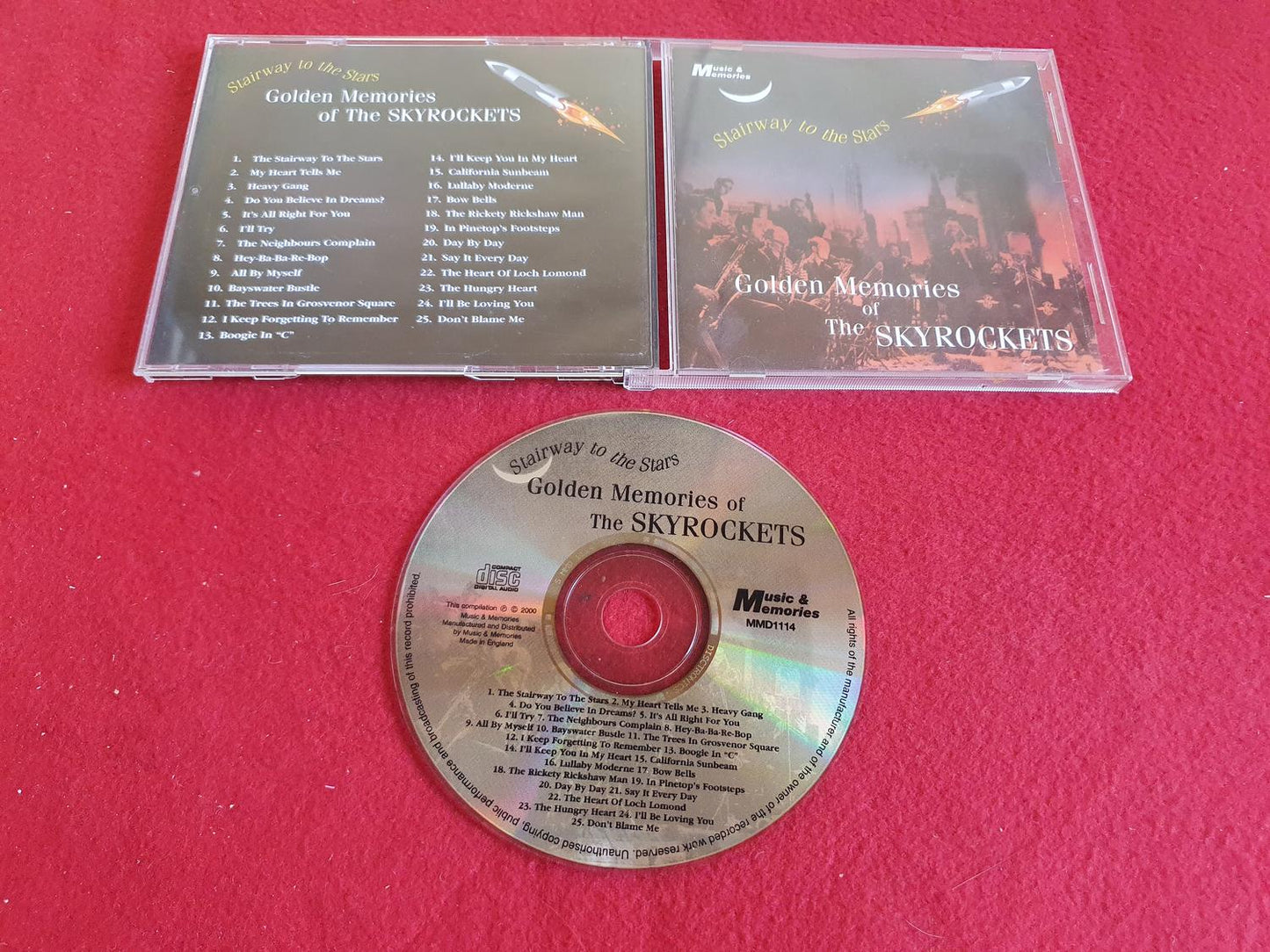 THE SKYROCKERS STAIRWAY TO THE STARS GOLDEN MEMORIES OF till CD