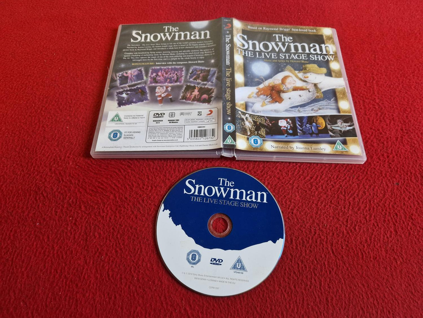 THE SNOWMAN - THE LIVE STAGE SHOW DVD