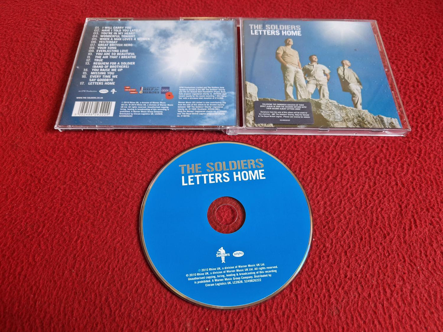 THE SOLDIERS LETTERS HOME CD